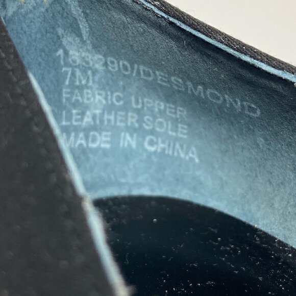 BLAKE SCOTT | Desmond Black Peep Toe Pump Dress Heel 7 - Picture 9 of 10